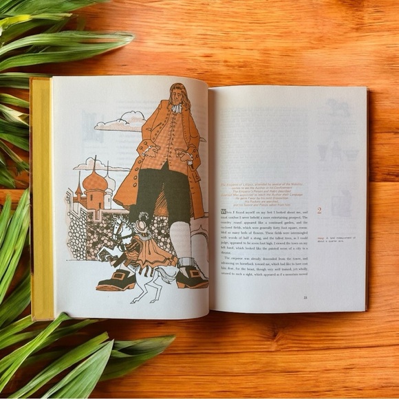 VINTAGE Gulliver’s Travels by Jonathan Swift – Classic Illustrated Hardcover - Picture 8 of 10